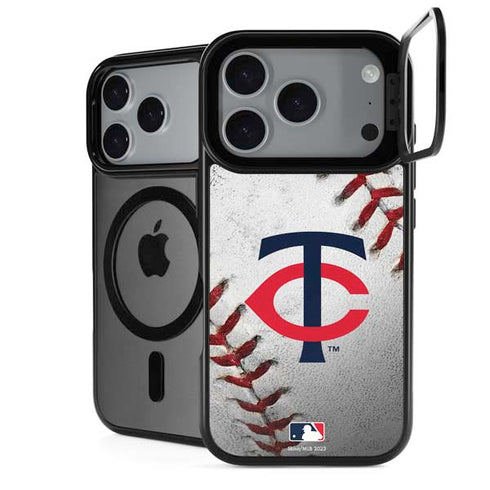 MLB Minnesota Twins Game Ball iPhone 18 Pro Kickstand Case
