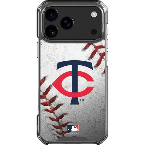 MLB Minnesota Twins Game Ball iPhone 18 Pro Max Clear Case