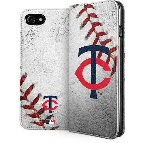 MLB Minnesota Twins Game Ball iPhone SE (2nd & 3rd Gen) Folio Case