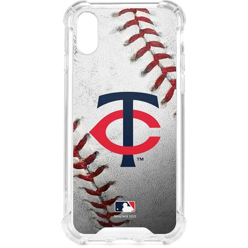 MLB Minnesota Twins Game Ball iPhone XS Clear Case