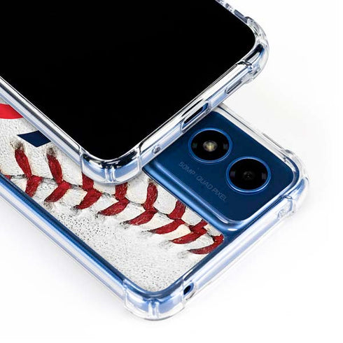 MLB Minnesota Twins Game Ball Moto G 5G (2024) Clear Case