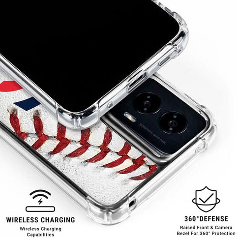 MLB Minnesota Twins Game Ball Moto G Power 5G (2024) Clear Case