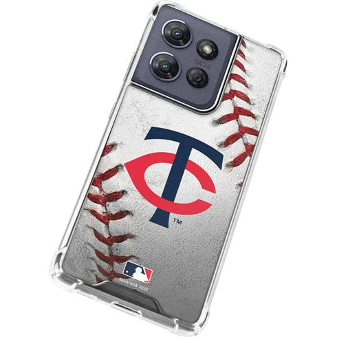 MLB Minnesota Twins Game Ball Moto G Power 5G (2025) Clear Case