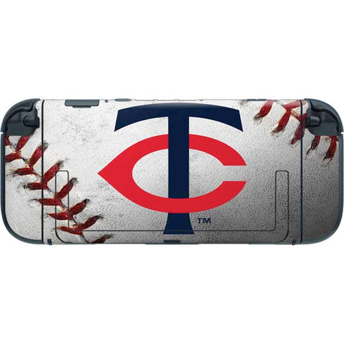 MLB Minnesota Twins Game Ball Nintendo Switch 2 (2025) with Joy-Con Skin