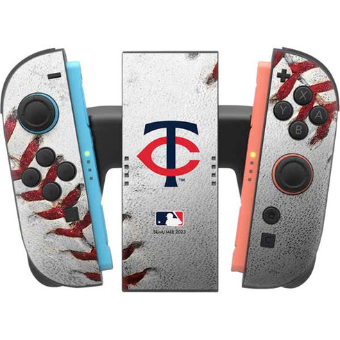MLB Minnesota Twins Game Ball Nintendo Switch 2 (2025) Joy-Con Controller Skin