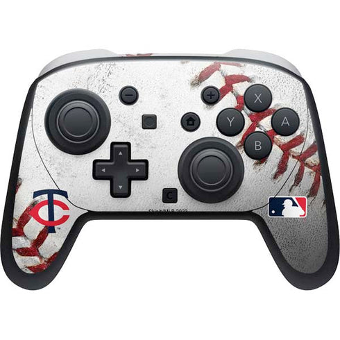 MLB Minnesota Twins Game Ball Nintendo Switch 2 (2025) Pro Controller Skin