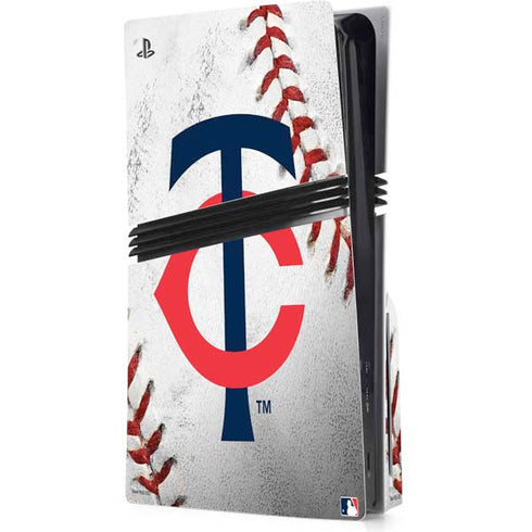 MLB Minnesota Twins Game Ball PS5 Pro Disk Console Skin