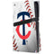 MLB Minnesota Twins Game Ball PS5 Pro Disk Console Skin