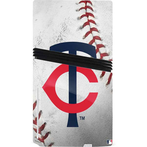 MLB Minnesota Twins Game Ball PS5 Pro Disk Console Skin