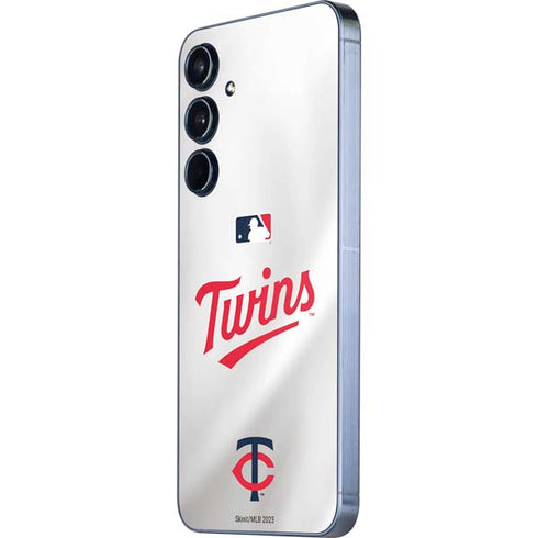 MLB Minnesota Twins Home Jersey Galaxy A55 5G Skin