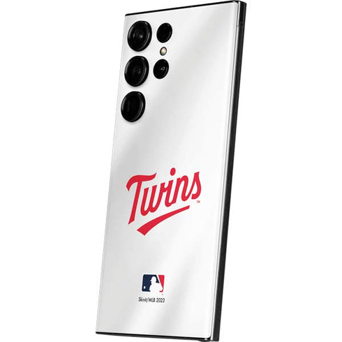 MLB Minnesota Twins Home Jersey Galaxy Skins