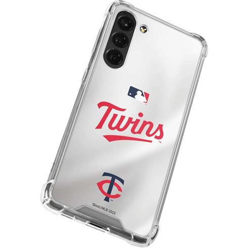 MLB Minnesota Twins Home Jersey Galaxy S24 FE Clear Case