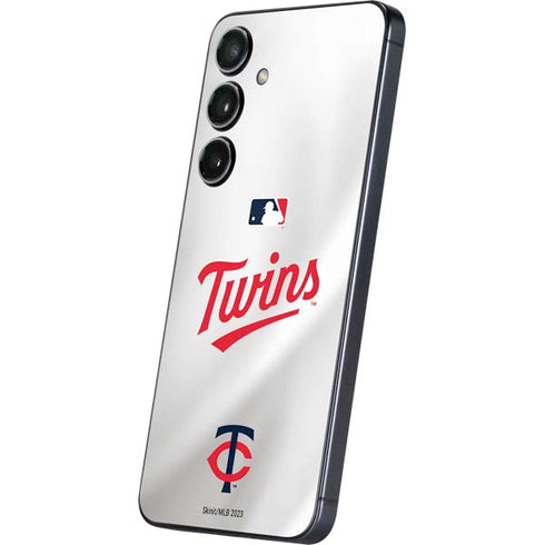 MLB Minnesota Twins Home Jersey Galaxy S24 Plus Skin