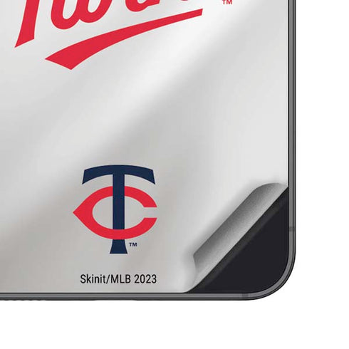 MLB Minnesota Twins Home Jersey Galaxy S24 Plus Skin