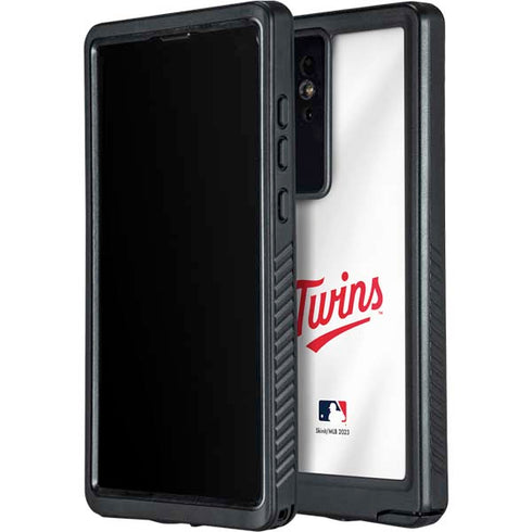 MLB Minnesota Twins Home Jersey Galaxy S24 Ultra Waterproof Case