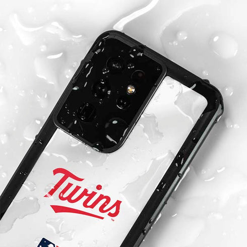 MLB Minnesota Twins Home Jersey Galaxy S24 Ultra Waterproof Case
