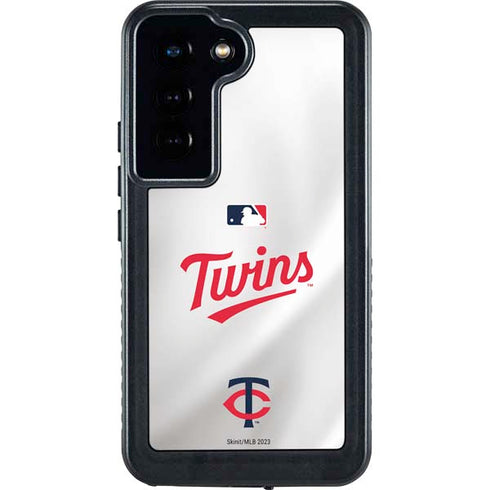 MLB Minnesota Twins Home Jersey Galaxy S24 Waterproof Case