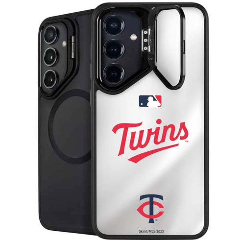 MLB Minnesota Twins Home Jersey Galaxy S26 Plus Kickstand Case