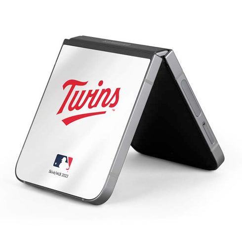 MLB Minnesota Twins Home Jersey Galaxy Z Flip6 Skin