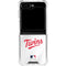 MLB Minnesota Twins Home Jersey Galaxy Z Flip6 Clear Case