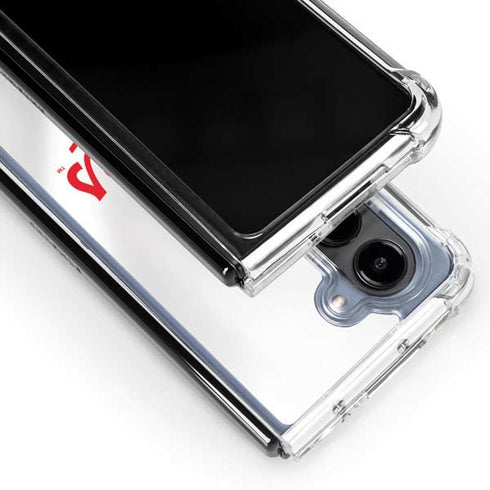 MLB Minnesota Twins Home Jersey Galaxy Z Fold5 5G Clear Case