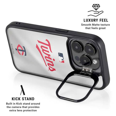 MLB Minnesota Twins Home Jersey iPhone 13 Pro Kickstand Case