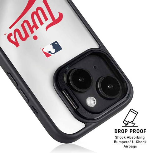 MLB Minnesota Twins Home Jersey iPhone 14 Plus Kickstand Case