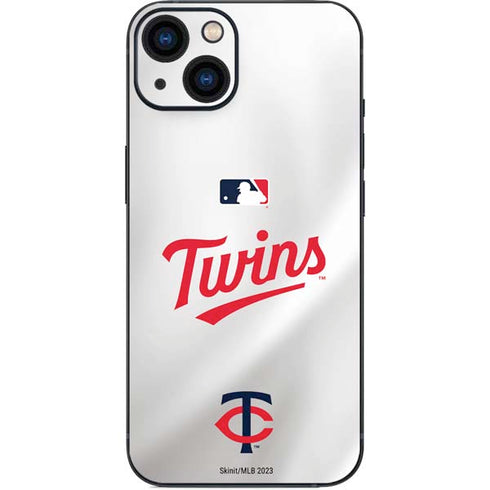 MLB Minnesota Twins Home Jersey iPhone Skins