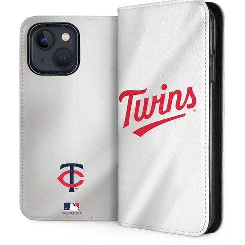 MLB Minnesota Twins Home Jersey iPhone 15 Folio Case