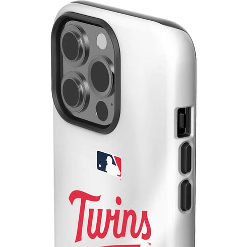 MLB Minnesota Twins Home Jersey iPhone 15 Pro Impact Case
