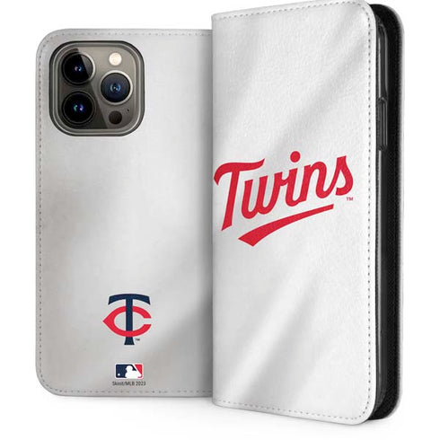 MLB Minnesota Twins Home Jersey iPhone 15 Pro Max Folio Case