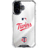 MLB Minnesota Twins Home Jersey iPhone 16 Clear Case