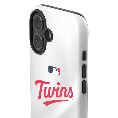 MLB Minnesota Twins Home Jersey iPhone 16 Plus Impact Case