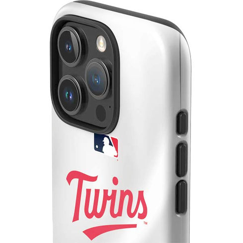 MLB Minnesota Twins Home Jersey iPhone 16 Pro Impact Case