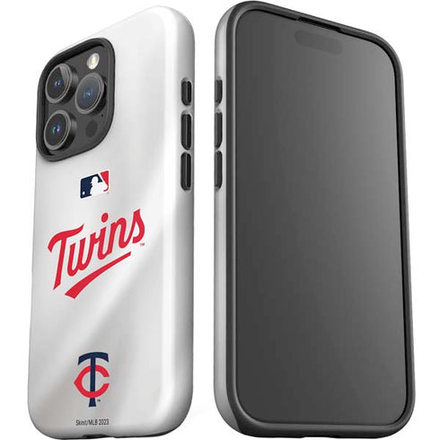 MLB Minnesota Twins Home Jersey iPhone 16 Pro Impact Case