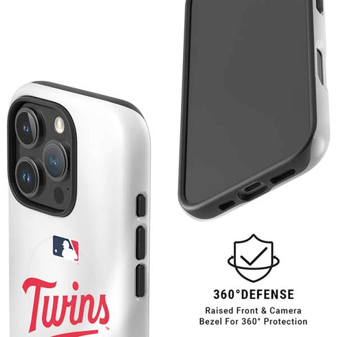 MLB Minnesota Twins Home Jersey iPhone 16 Pro Magsafe Impact Case