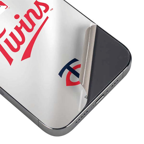 MLB Minnesota Twins Home Jersey iPhone 16 Pro Skin