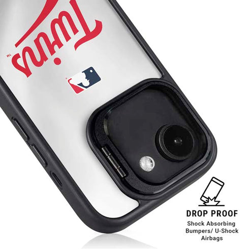 MLB Minnesota Twins Home Jersey iPhone 16e Kickstand Case