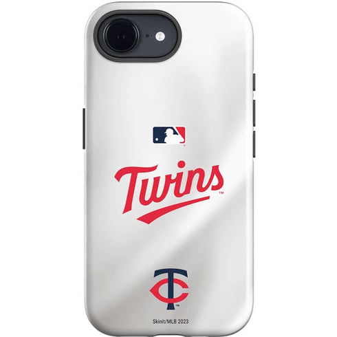 MLB Minnesota Twins Home Jersey iPhone 16e Impact Case