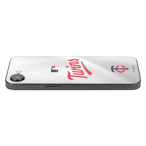 MLB Minnesota Twins Home Jersey iPhone 16e Skin