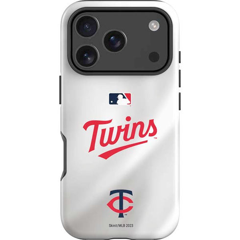 MLB Minnesota Twins Home Jersey iPhone 18 Pro Max Impact Case