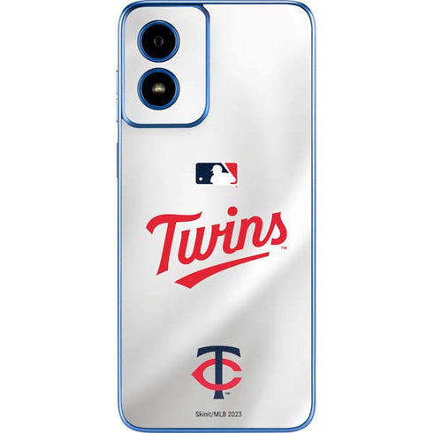 MLB Minnesota Twins Home Jersey Moto G Play 4G (2024) Skin