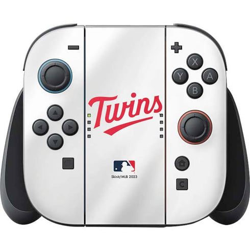 MLB Minnesota Twins Home Jersey Nintendo Switch 2 (2025) Joy-Con Controller Skin
