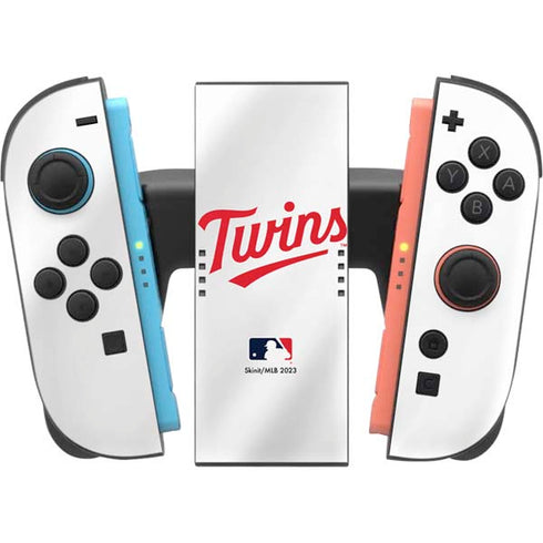 MLB Minnesota Twins Home Jersey Nintendo Switch 2 (2025) Joy-Con Controller Skin