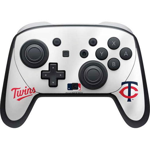 MLB Minnesota Twins Home Jersey Nintendo Switch 2 (2025) Pro Controller Skin