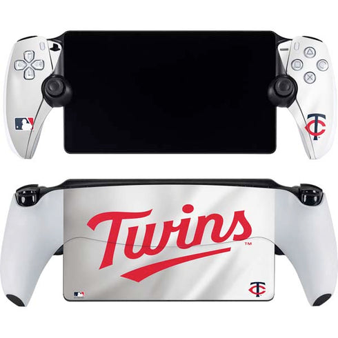 MLB Minnesota Twins Home Jersey PlayStation Portal Remote Player Skin