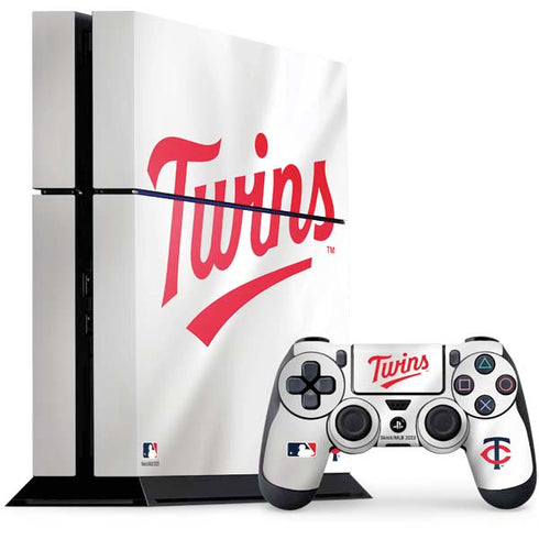 MLB Minnesota Twins Home Jersey PlayStation PS4 Skins