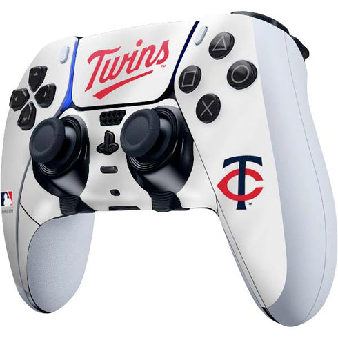 MLB Minnesota Twins Home Jersey PS5 DualSense Edge Pro Controller Skin