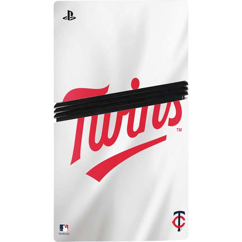 MLB Minnesota Twins Home Jersey PS5 Pro Console Skin