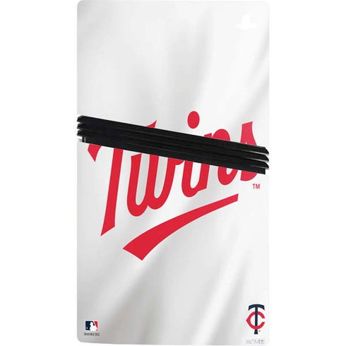 MLB Minnesota Twins Home Jersey PS5 Pro Console Skin